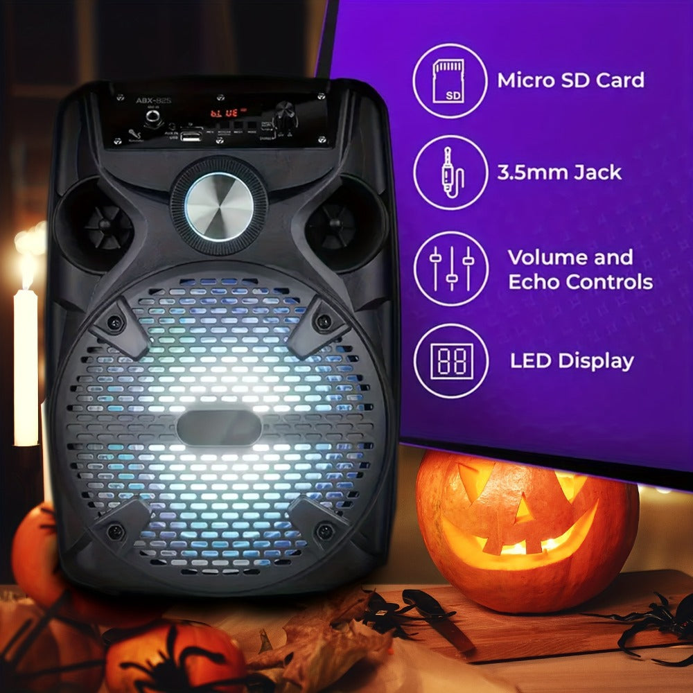 Portable PA Speaker, Rechargeable, Bluetooth, Wireless, 1100W, Subwoofer for Parties