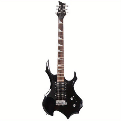 Electric Guitar, MOTOOS, Burning, Fire for Lessons and Practice
