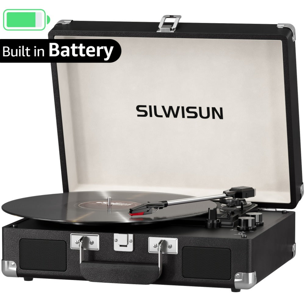 Vinyl Record, Wireless, Portable, Player, Built for Music Listening and Collecting