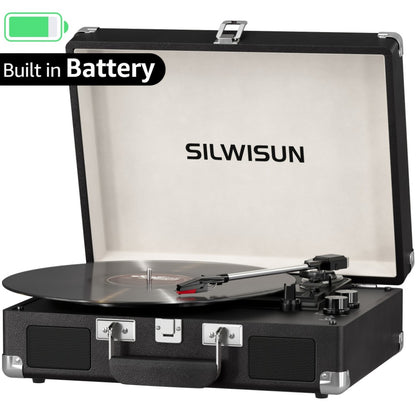 Vinyl Record, Wireless, Portable, Player, Built for Music Listening and Collecting