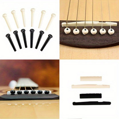 Guitar Replacement Part, 60pcs, 6pcs, Acoustic, Accessories for Guitar Repair