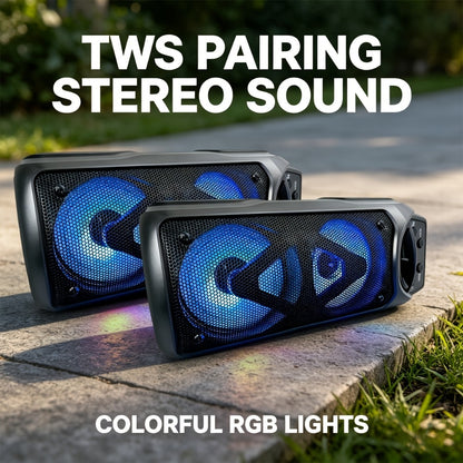 Portable PA Speaker, RGB, Wireless, Easter/Mother, Day for Parties and Karaoke