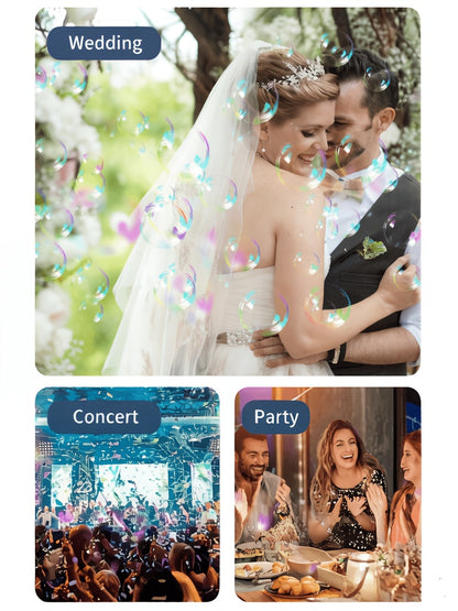 1pc Portable Bubble Maker, Stage Bubble Machine, Automatic Bubble Maker, Suitable for Parties Gatherings, Christmas Birthday Gifts, Holiday Surprise, Wedding Stage, Photo Booth Area, Stage Backdrop, Live Broadcast Lighting Fixtures