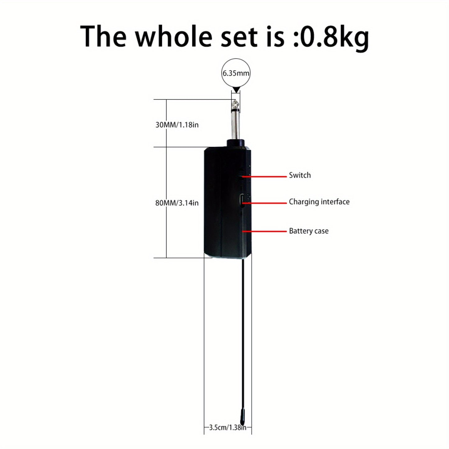 Dual-Channel Wireless Microphone System with 2 Handheld Microphones, Suitable for Events, Podcasts, Live Broadcasts, And Meetings with Low Latency (Rechargeable Version)