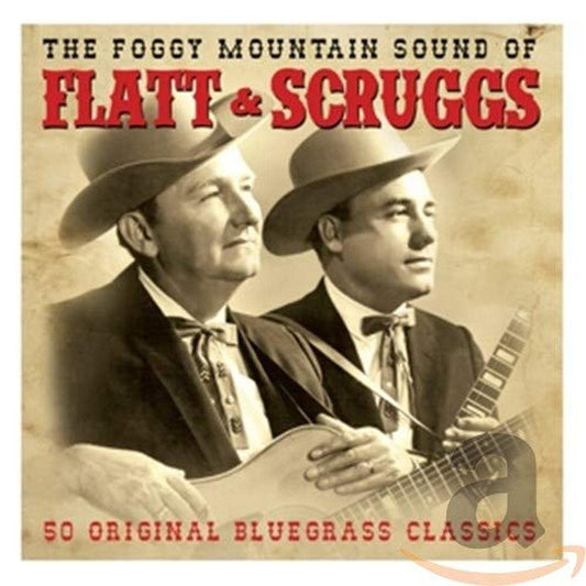 2CD Flatt & Scruggs - The Foggy Mountain Sounds of Flatt & Scruggs 50 Original Bluegrass Hits