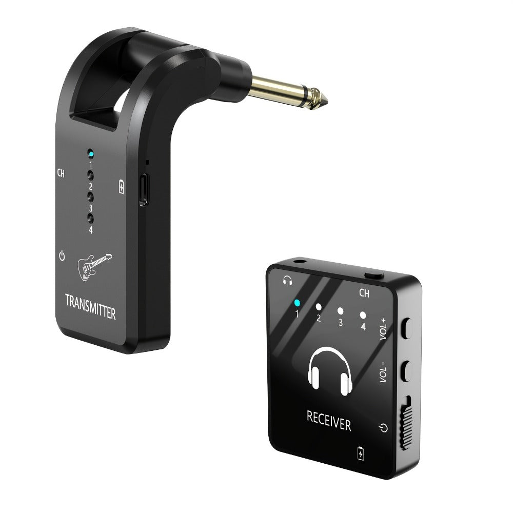 Wireless In-Ear Monitor System, Black, 2.4 GHz Wireless for Personal Monitoring