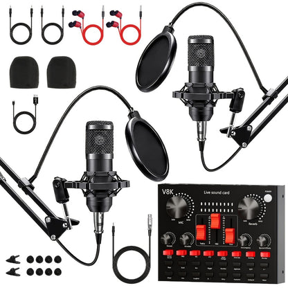 USB Audio Interface, 36V, USB, Podcast, Equipment, Bundle for Recording and Streaming