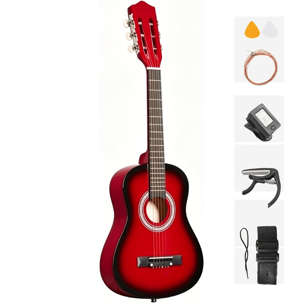Acoustic Guitar, Light Sky Blue, 30 inch, Glarry, 30-Inch, Size for Lessons and Practice