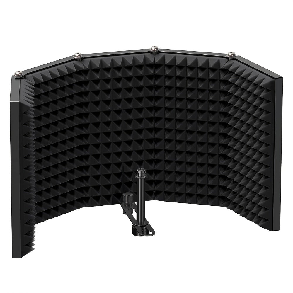 Microphone Isolation Shield, Condenser for Reducing Nearby Room Reflections Around A