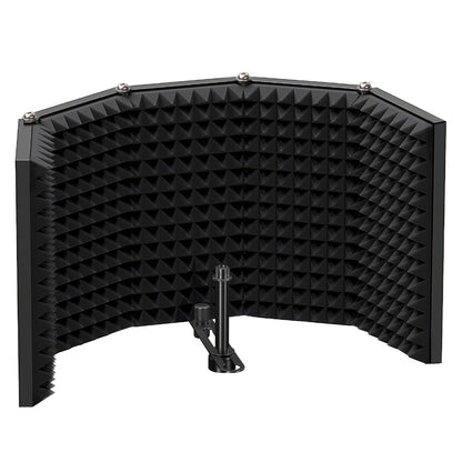 Microphone Isolation Shield, Condenser for Reducing Nearby Room Reflections Around A