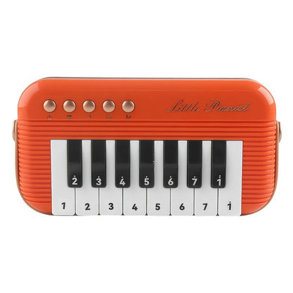 Mini Piano Keyboard, Portable, 15 Keys, Music for Basic Music Play And Portable Beginner