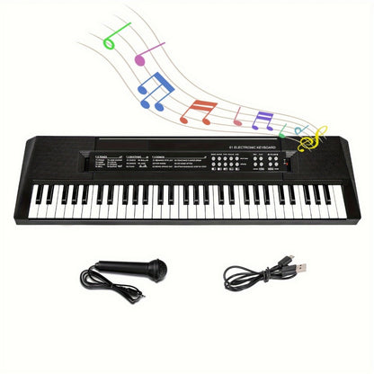 Digital Piano, USB, 37Key, Electronic, Keyboards for Piano Lessons