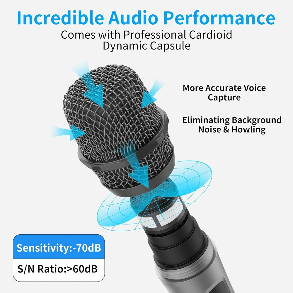 Recording Microphone, USB, Bluetooth, Wireless, Rechargeable for Recording and Streaming