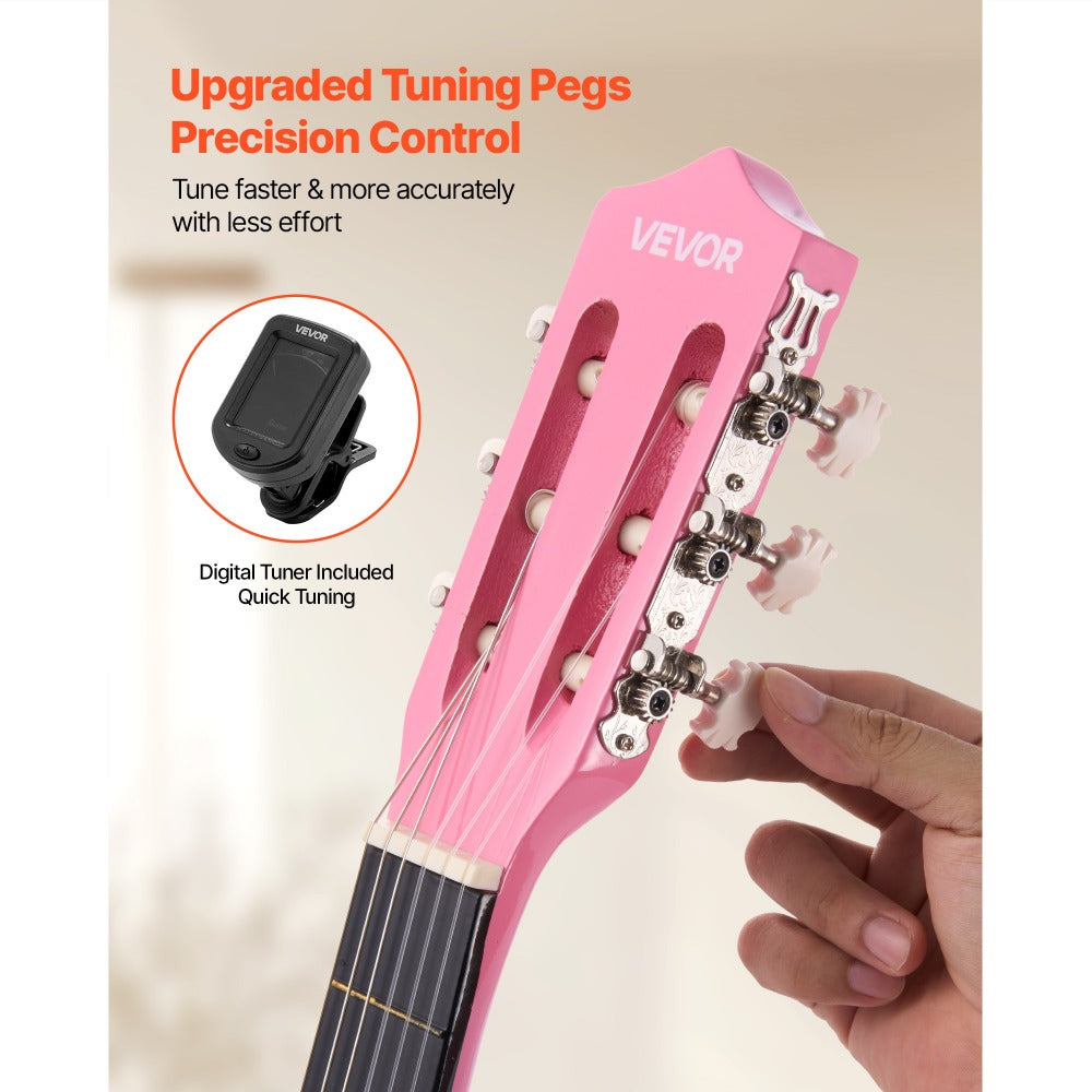 Acoustic Guitar, VEVOR, Classical, Beginner for Lessons and Practice