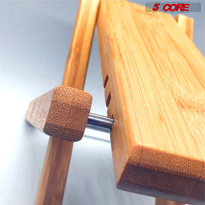 5 Core Guitar Foot Stool Height Adjustable Folding Leg Rest Portable Classical Footrest