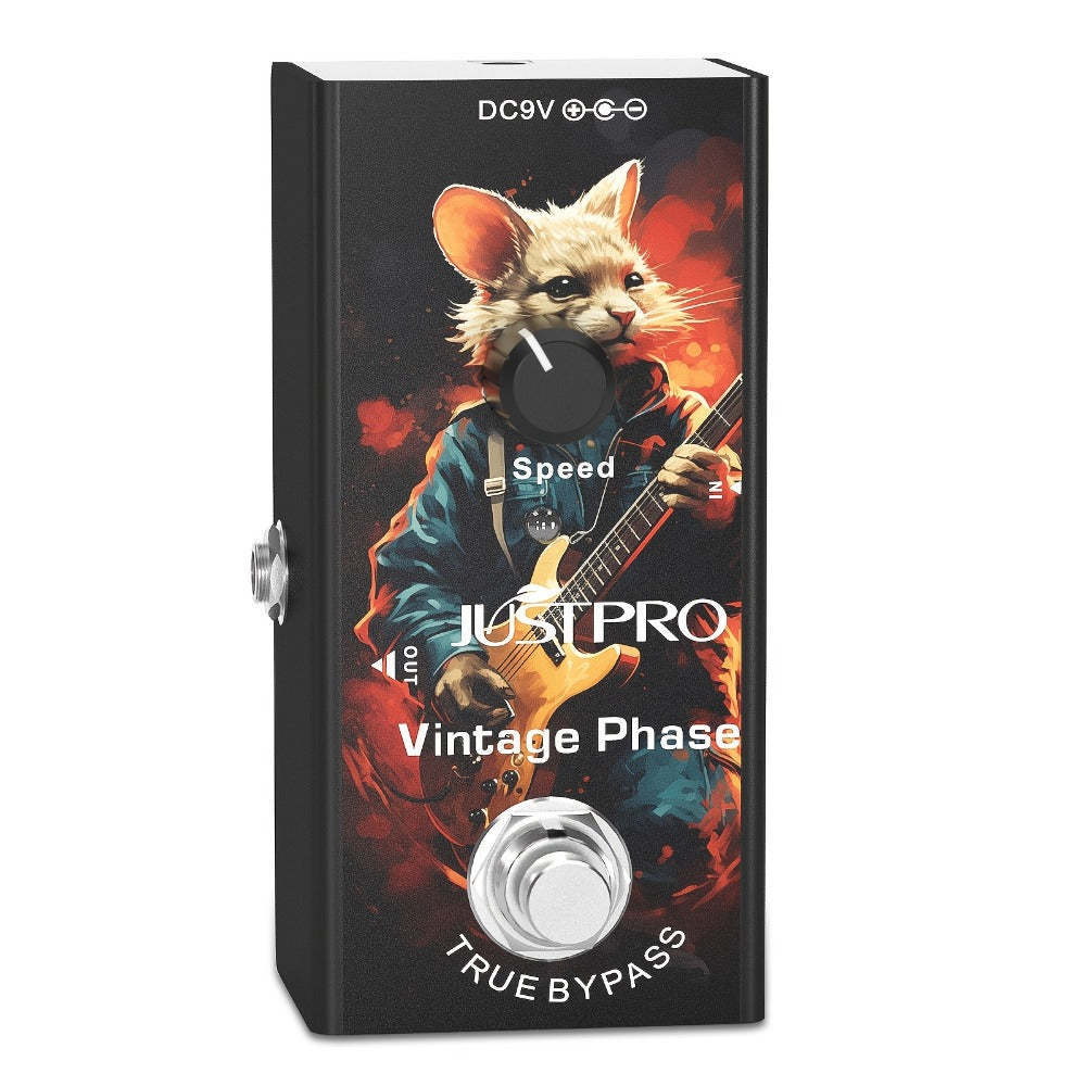 Guitar Effects Pedal, Crunch Distortion, True Bypass, Vintage for Electric Guitar Or Bass