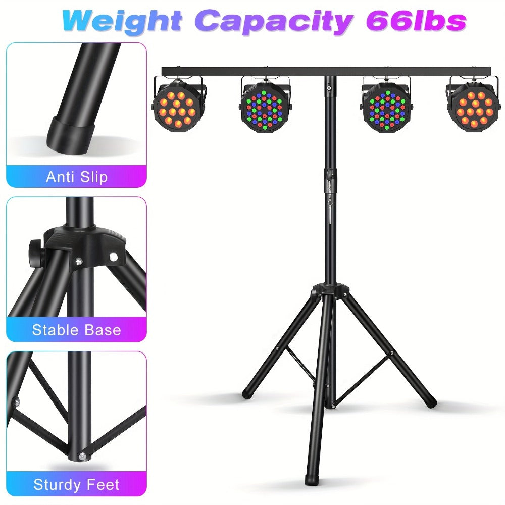 LED Stage Light, Tripod Stand, Adjustable, Tripod, Stand for Stage and Party Lighting