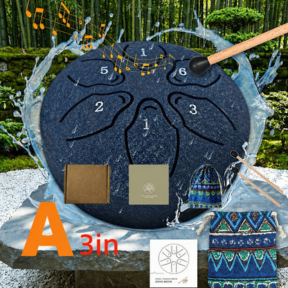 Outdoor Garden Rain Drum Set with Bag, Sheet Music and Drumsticks