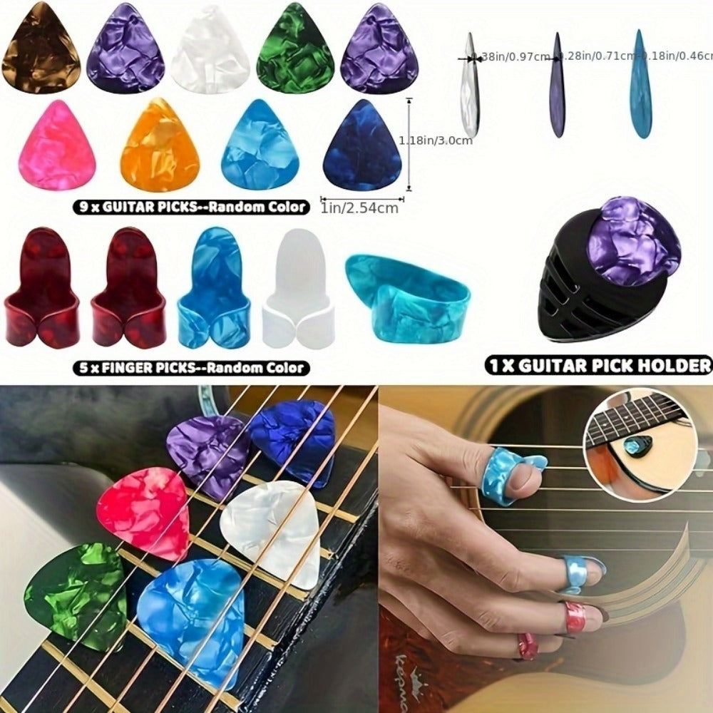 Guitar Replacement Part, Adjustable, 53pcs, Set, Acoustic for Guitar Repair