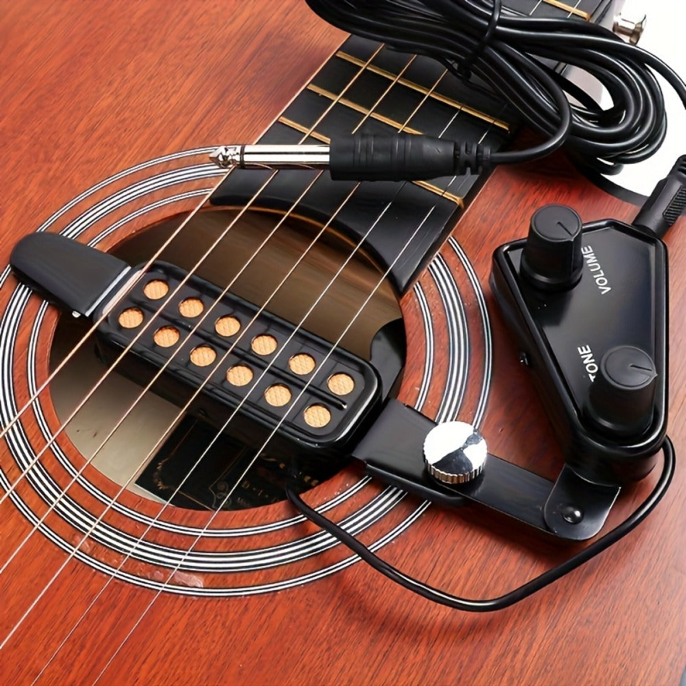 Guitar Replacement Part, 12 Hole Pickup, 1pc, 12-Hole, Acoustic for Guitar Repair