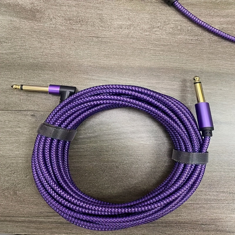Premium Electric Guitar And Bass Amplifier Cable - 10 Feet/20 Feet, High-Quality Sound, Long-Lasting And Flexible, Works with All Instruments, Perfect for Holidays And Music Events