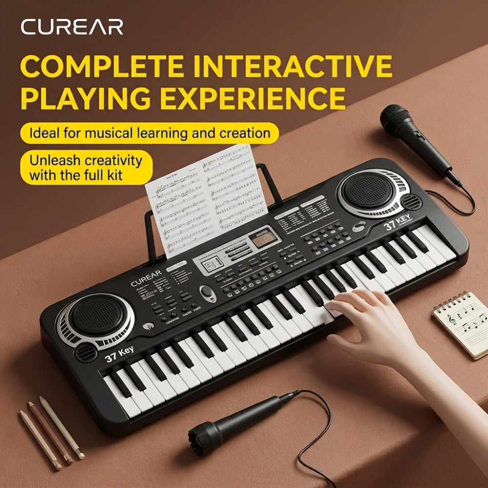 Portable Electronic Keyboard, Full Size, USB, Portable, Key, Microphone, Full for Beginner