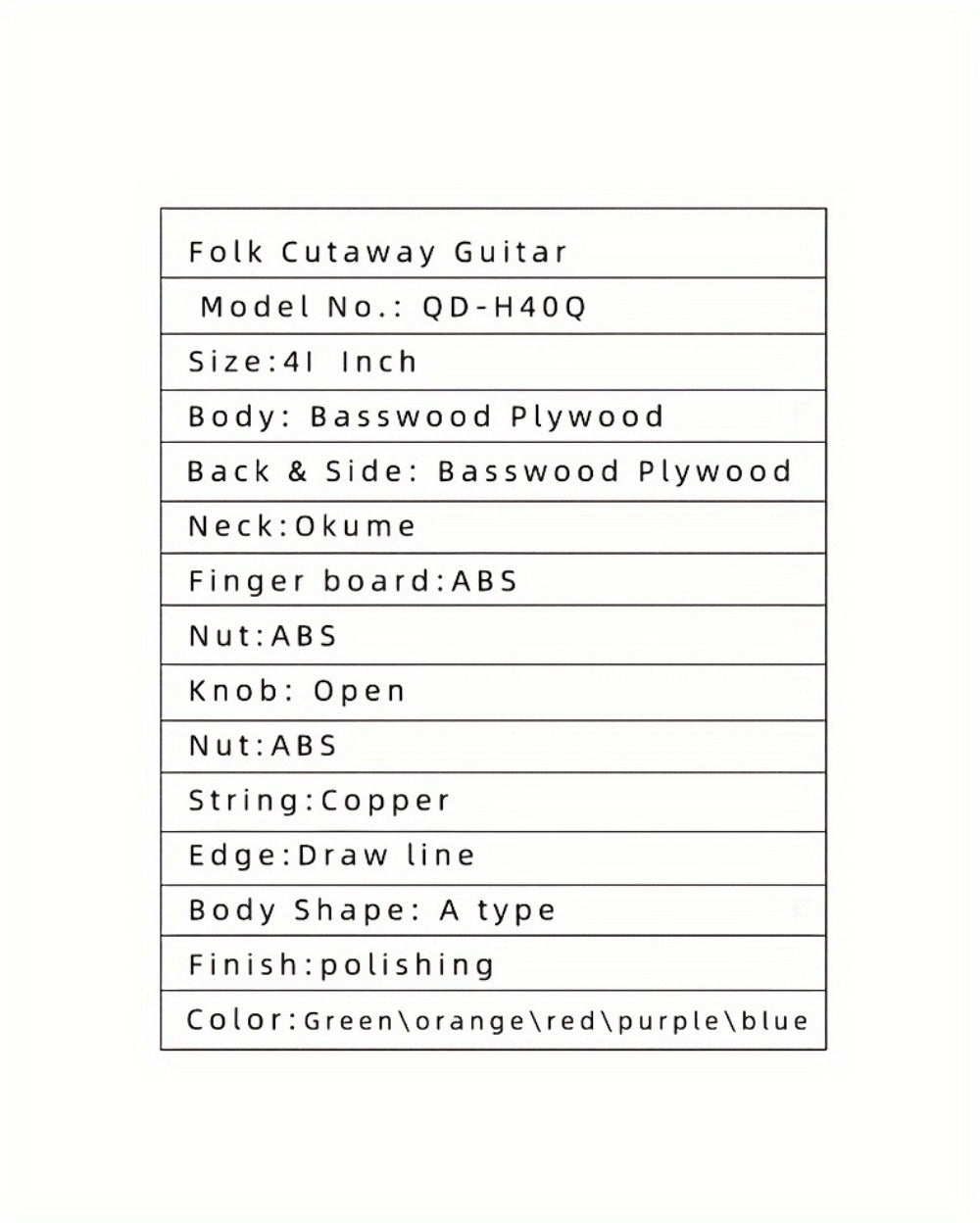 Acoustic Guitar, 41 Inches, This, Comprehensive, Designed for Lessons and Practice