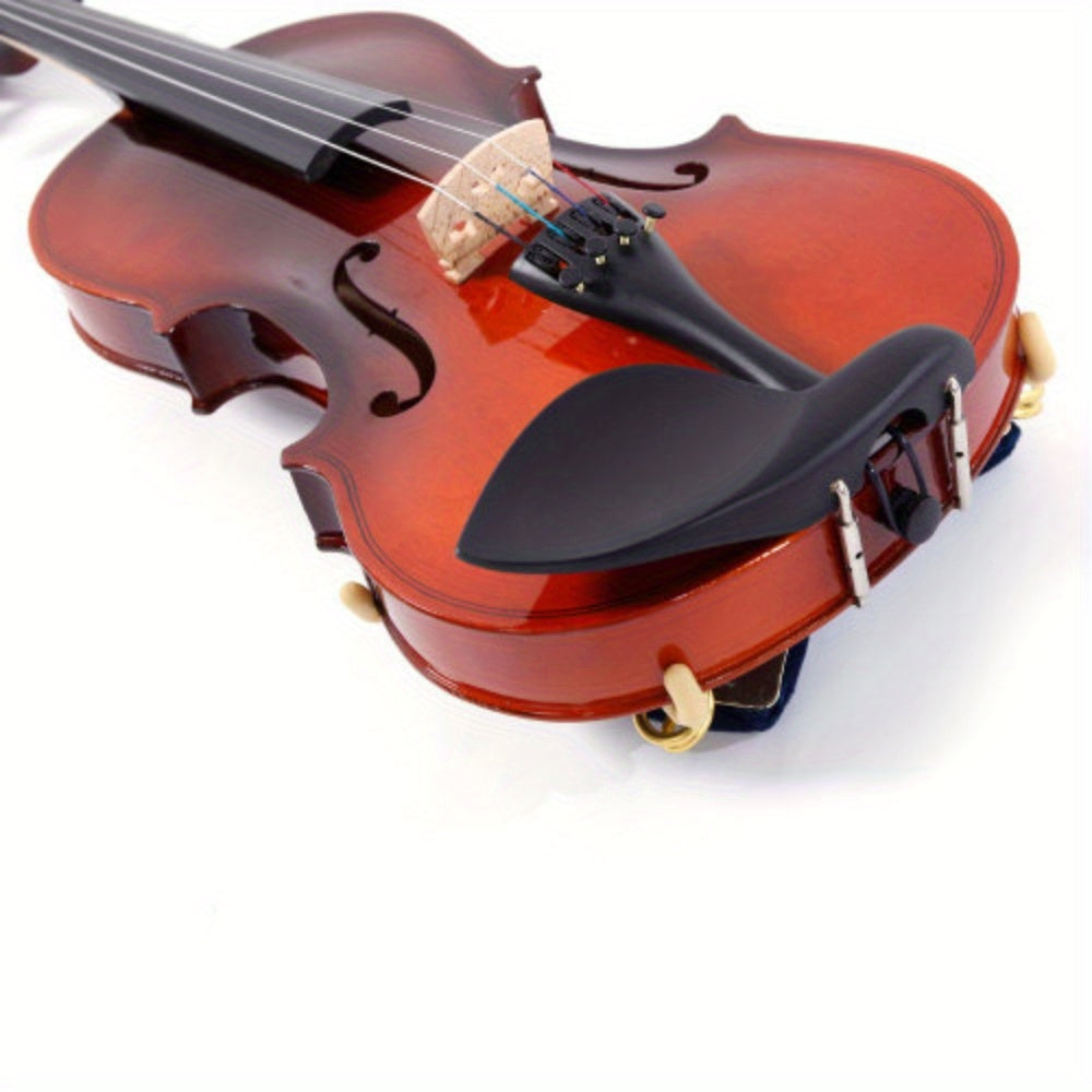 Glarry Solid Wood Acoustic Violin Fiddle, Premium Violin Set, Complete with Portable Carrying Case, Bow, String Set, Shoulder Rest, Easy-to-Follow Instructions, for All Experiance Level, Beginner, Gift for Music Lover, Classic Natural Color
