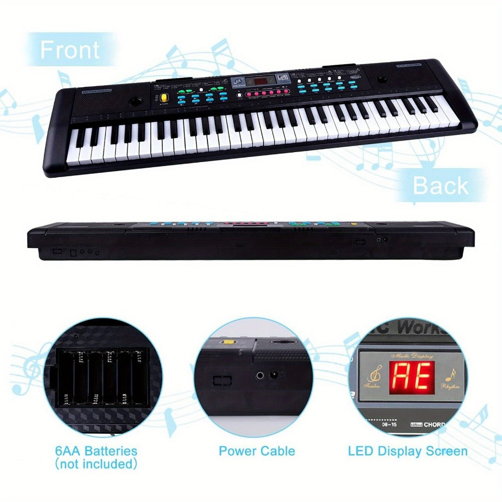 Digital Piano, USB, 37Key, Electronic, Keyboards for Piano Lessons