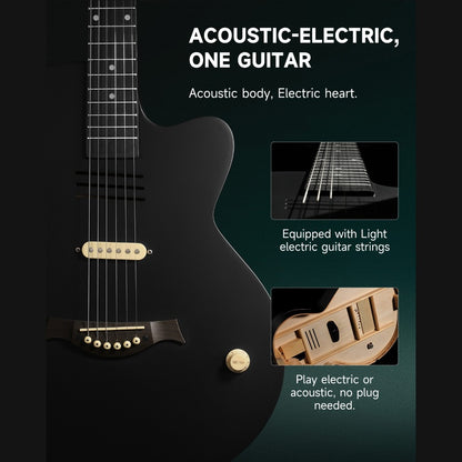 Acoustic Guitar, Portable, Starter, Kit for Lessons and Practice