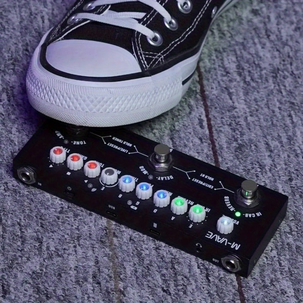 Guitar Multi-Effects Processor, Wireless, USB, M-VAVE for Guitar Or Bass Tone Shaping