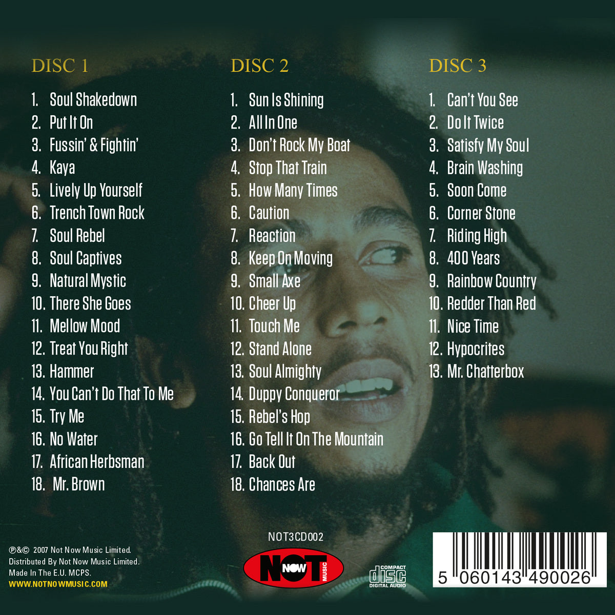 3CD Bob Marley & The Wailers - A Legend - 50 Reggae Classics