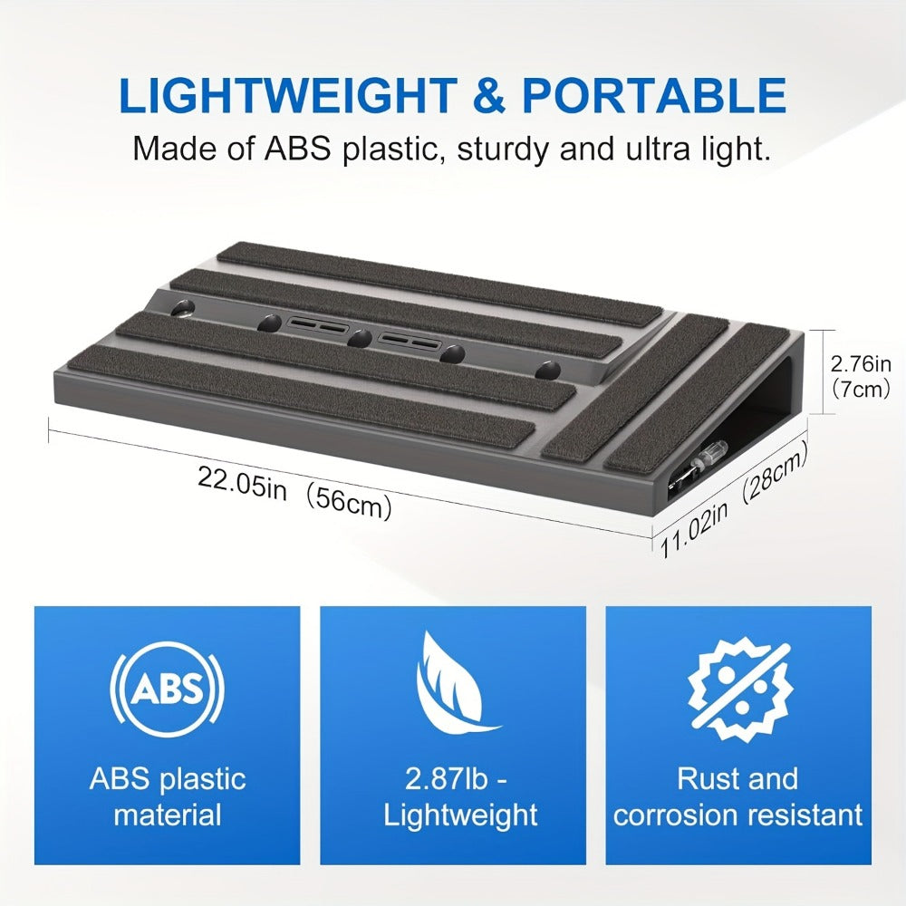 Guitar Pedalboard, Portable, Pedal for Organizing And Carrying Guitar Effects Pedals
