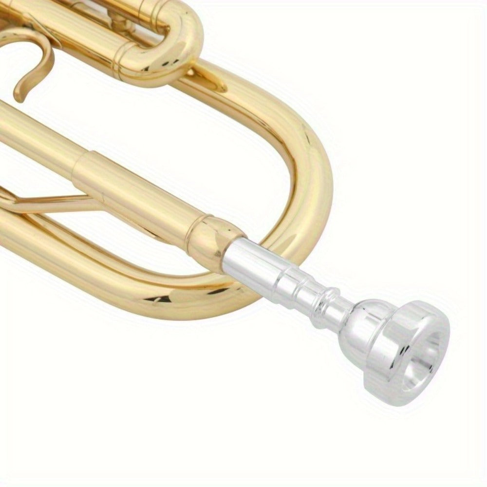 B-Flat Trumpet, 0.08mm, 8.7 cm, Ideal, Beginner, Musicians for School Band