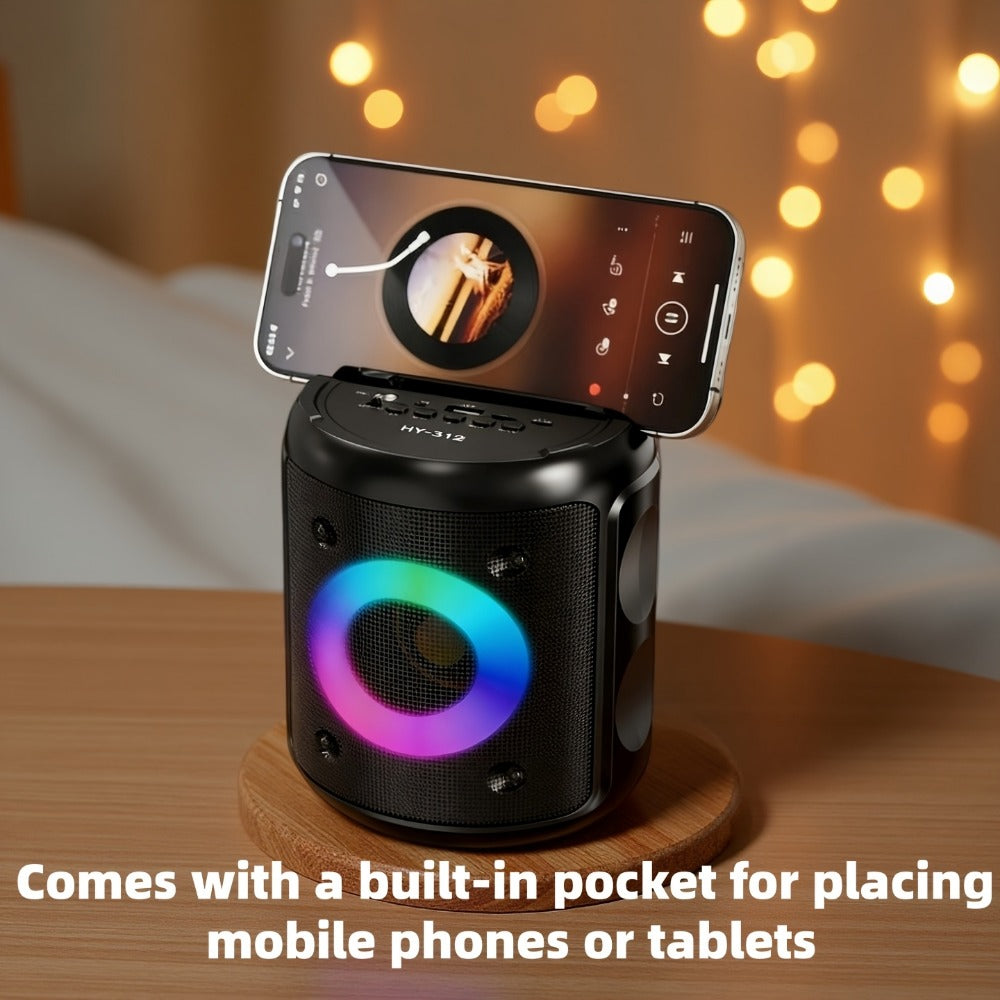 Portable PA Speaker, HY-312 Portable, Wireless, USB-C, HY-312, Karaoke, System for Parties