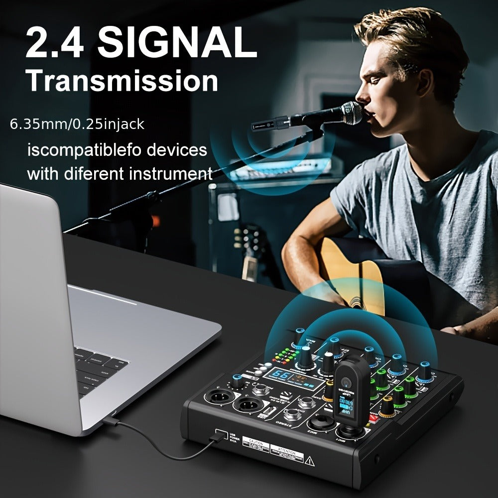 Recording Microphone, 2.4 GHz Wireless, Wireless, DOSLNLYA for Recording and Streaming