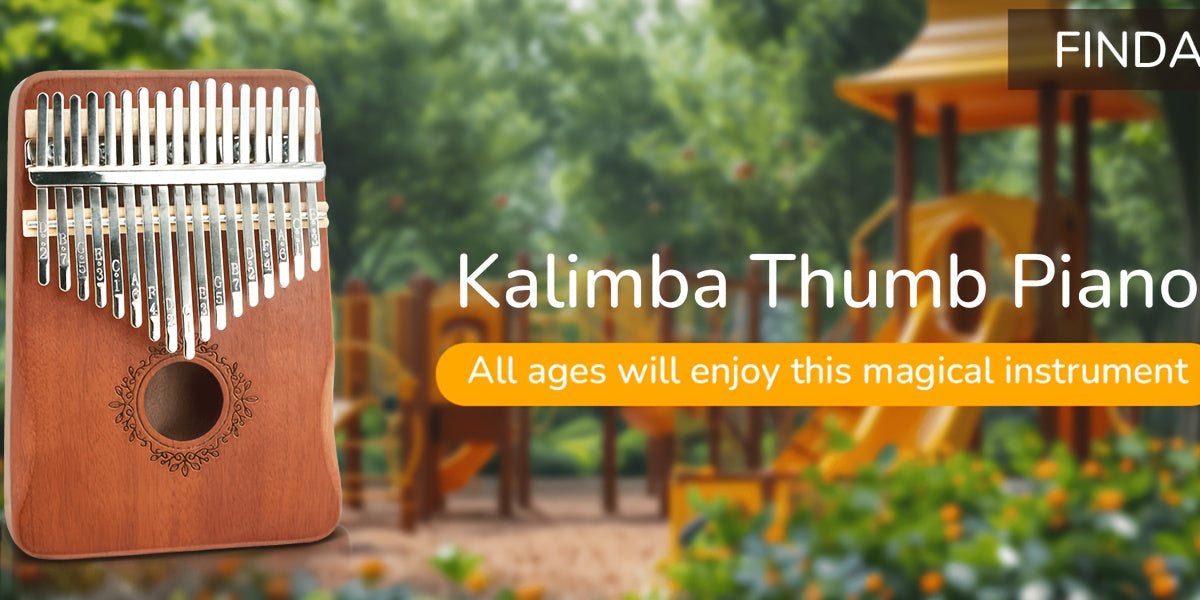 10 Types Kalimba Thumb Piano 17 Keys, Portable Mbira Finger Piano Gifts for His And Hers Beginners, with Gift Box, Tune Hammer, Songbook - Musical Instruments Gift