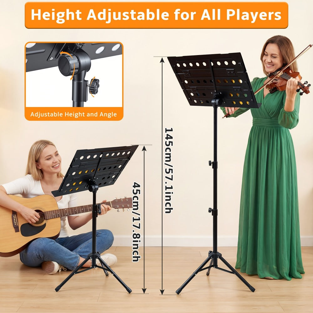 Guitar Stand, Portable, Foldable, Adjustable, Folding, Music for Holding And Displaying