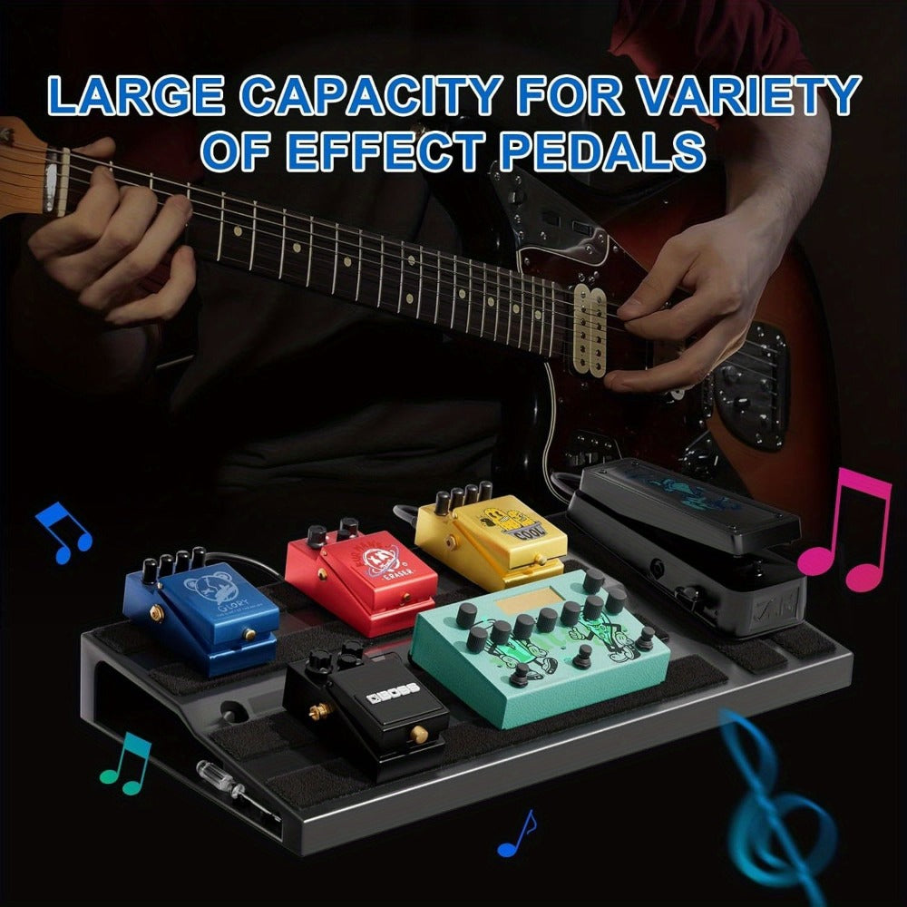 Guitar Pedalboard, Portable, Pedal for Organizing And Carrying Guitar Effects Pedals