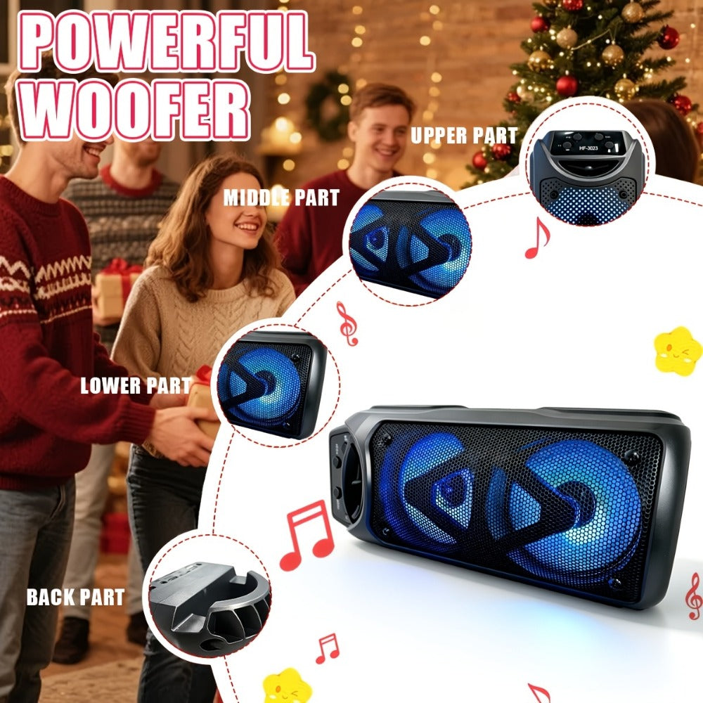 Portable PA Speaker, RGB, Wireless, Easter/Mother, Day for Parties and Karaoke