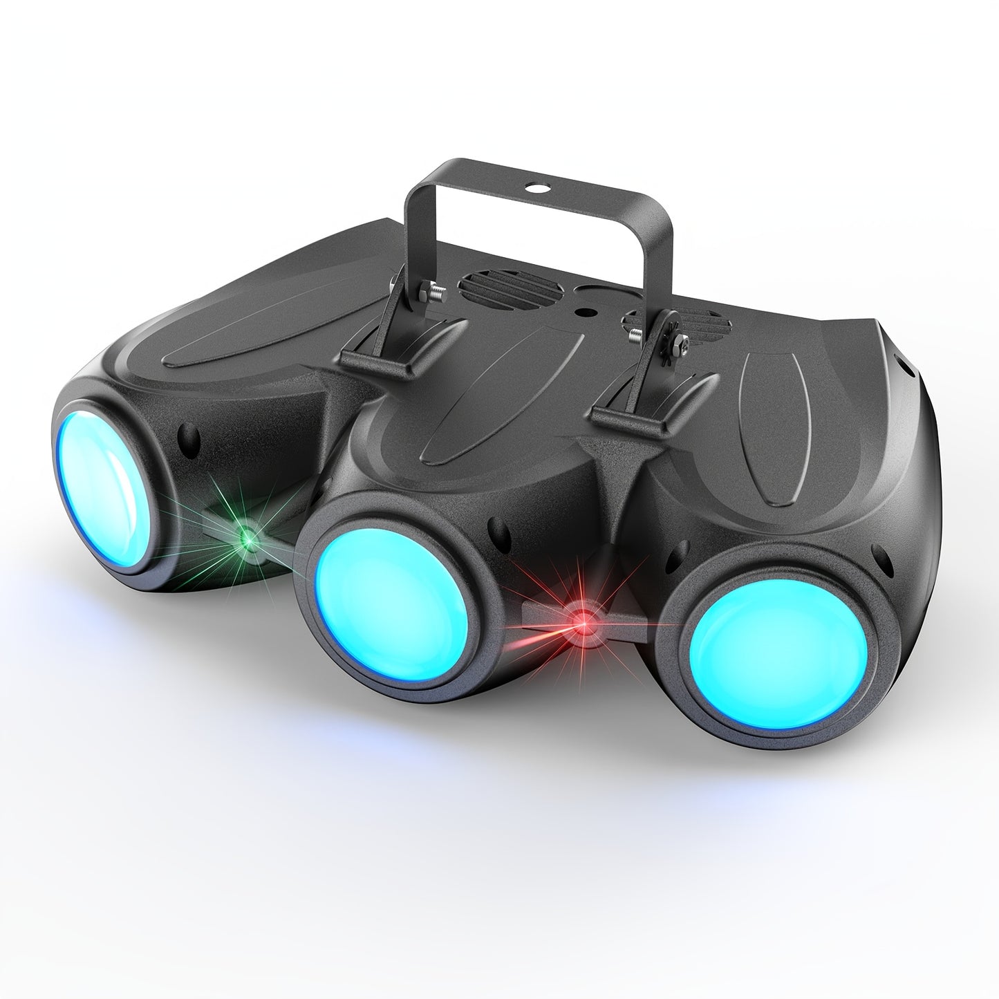 [Ideal For DJ Parties] 40W LED Laser RGBW Stage Light With 23 Programmable Dynamic Effects And Starlight Show Controlled By Auto And Sound-Activated DMX With Adjustable Speed/Sensitivity Ideal For DJ Parties/Ktv/Home