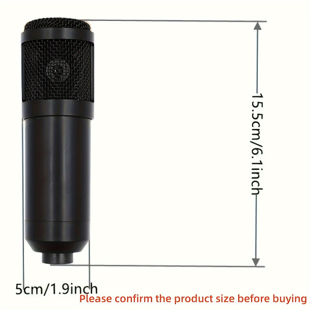 Podcast Equipment Bundle for 2, Wired Microphone, V8S Audio Interface with All in One Live Sound Card And BM800 Condenser Microphone, Podcast Microphone, Perfect for Recording, Live Streaming