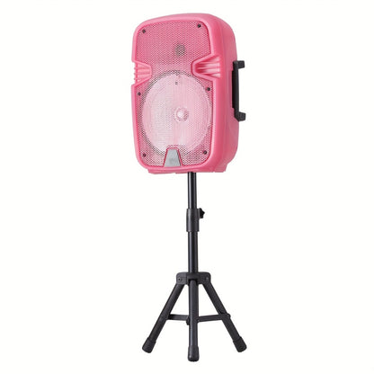 Portable Karaoke System, RGB, Remote Control, Rechargeable for Parties and Karaoke