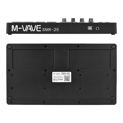 MIDI Pad Controller, RGB, Wireless, M-VAVE, 25-Key, Keyboard for Music Production