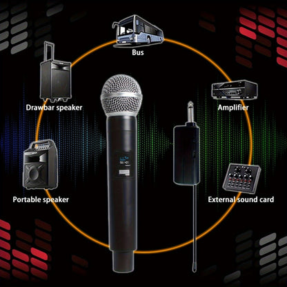 Recording Microphone, Wireless, Rechargeable, Dual-Channel for Recording and Streaming