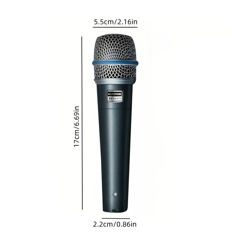 [Enhanced Vocal Clarity] Professional Wired Dynamic Microphone | 57A Supercardioid | Enhanced Vocal Clarity | Ideal for Karaoke, Live Streaming, and Recording | Includes Holder, Storage Bag, and Manual