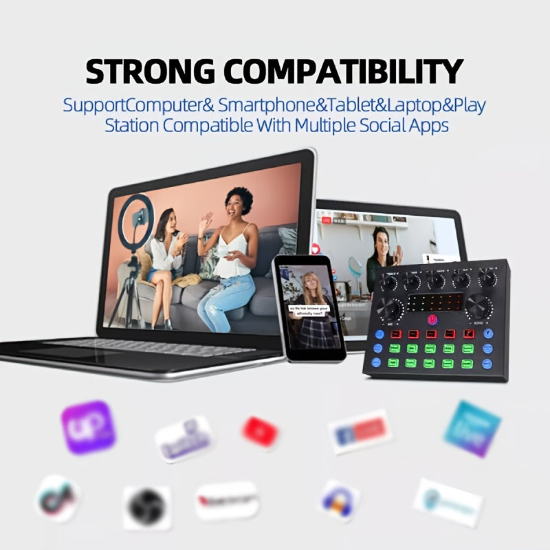 Complete Podcast Equipment Kit – Professional-Grade BM800 Microphone with V8 Sound Card, Vocoder, And Volume Control for High-Quality Recording, Singing, Streaming, And Gaming – Perfect for Beginners And Professionals (Batteries Not Included)