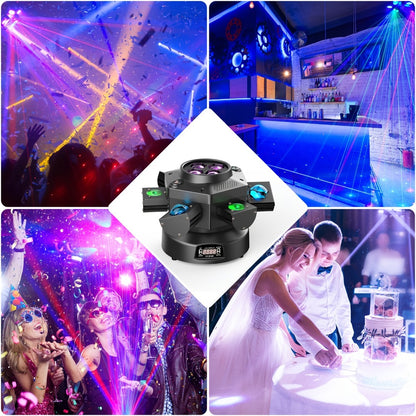 Moving Head DJ Light, Dynamic, RGBW, Wedding, Stage, 200W for Stage and Party Lighting