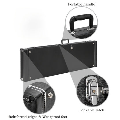Guitar Case, 120cm, 122cm, Bass, Square, Hard for Storage and Travel