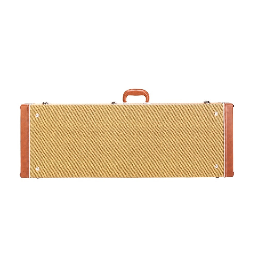ST High Grade Electric Guitar Square Hard Case Flat Yellow